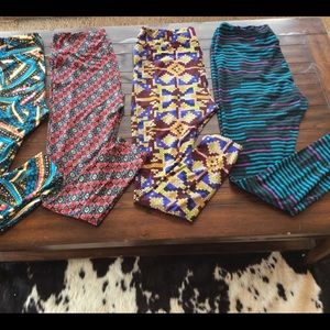 Lularoe leggings-4pr for 44$ !!!!!!